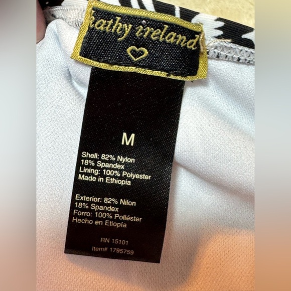 Kathy Ireland Tankini Swim Top - Picture 7 of 10